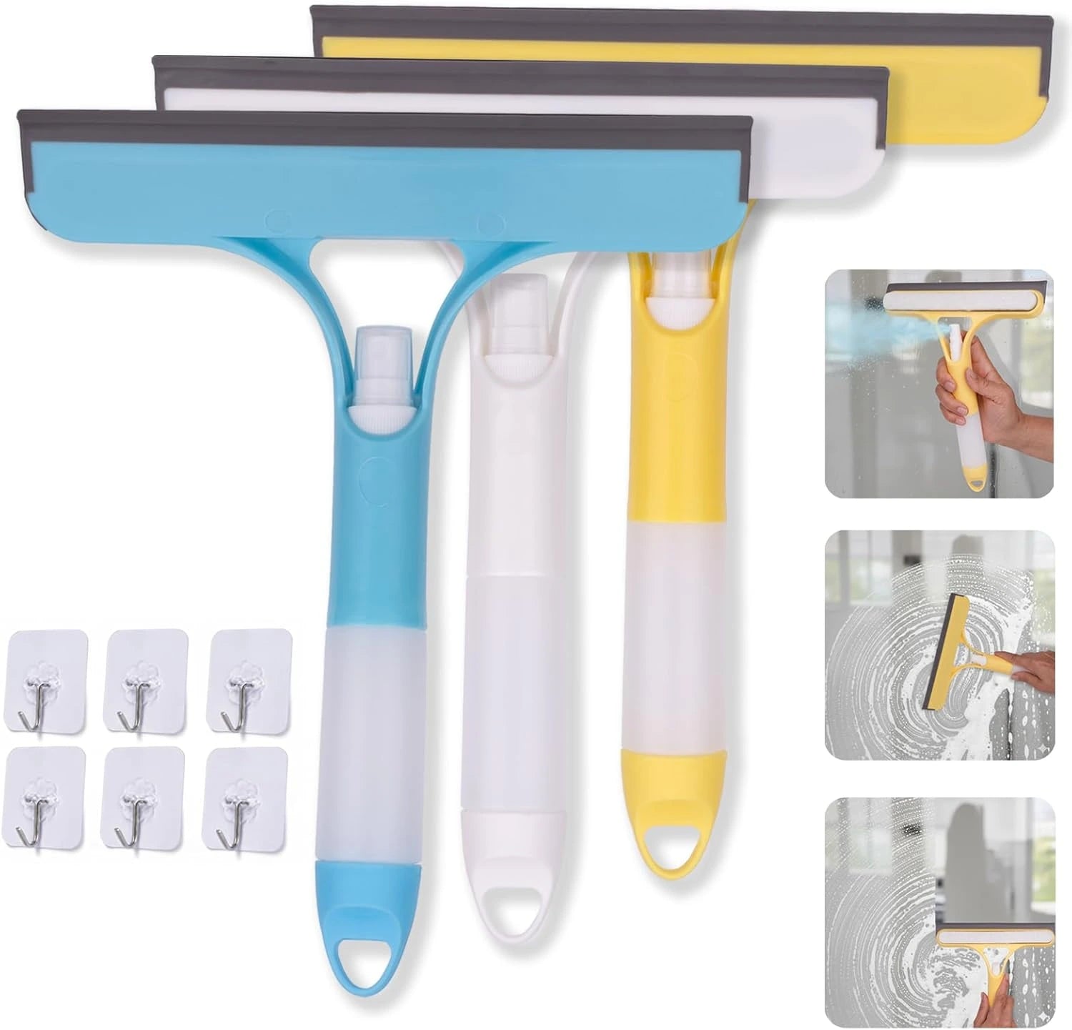 SmartClean 3-in-1 Glass Wiper & Window Cleaner