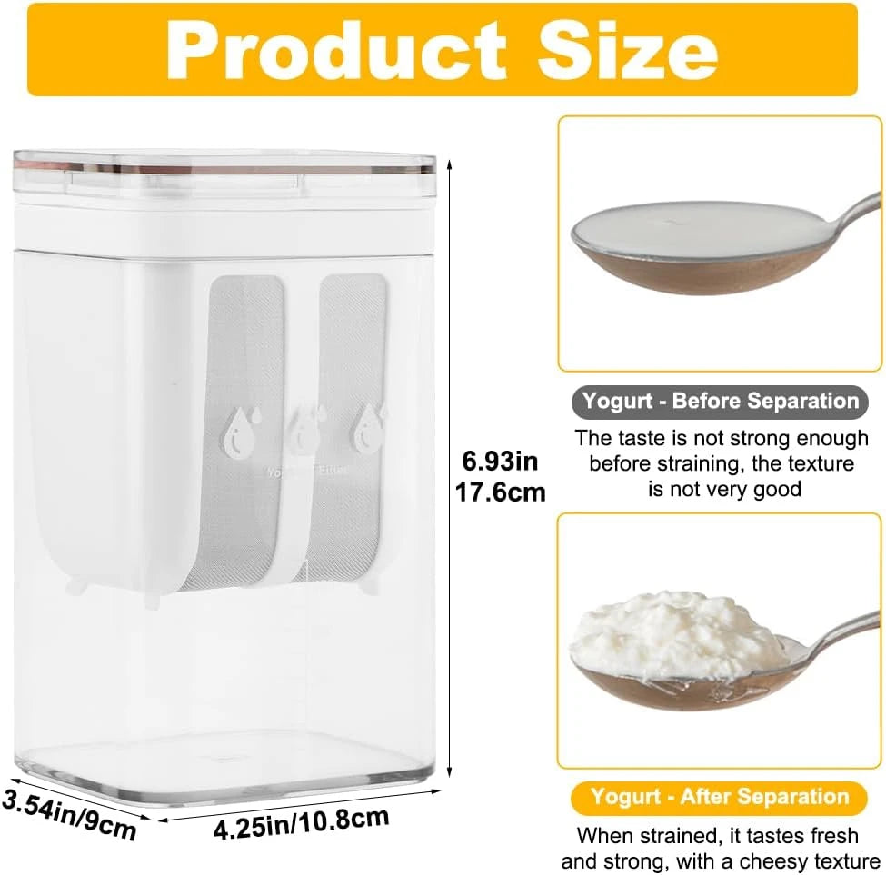 FreshStrain Greek Yogurt Making Jar