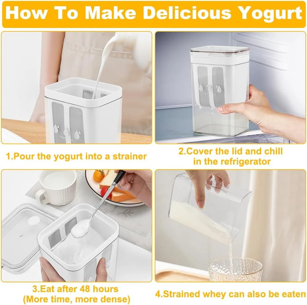 FreshStrain Greek Yogurt Making Jar