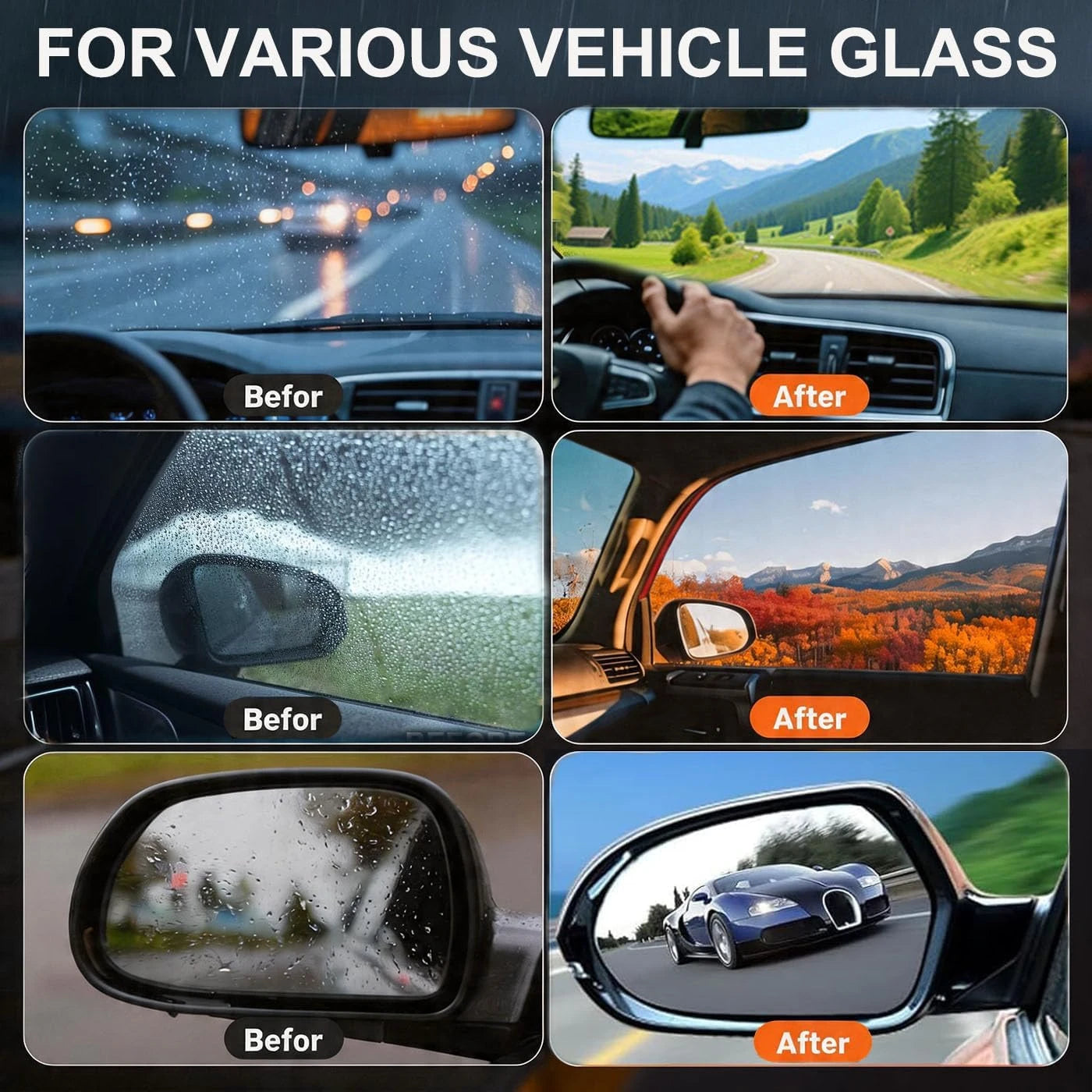 Clear Vision Glass Cleaner Cartimium