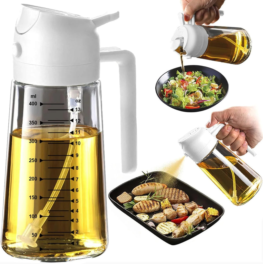 PureMist 2-in-1 Oil Sprayer & Dispenser Bottle – 470ml Cartimium