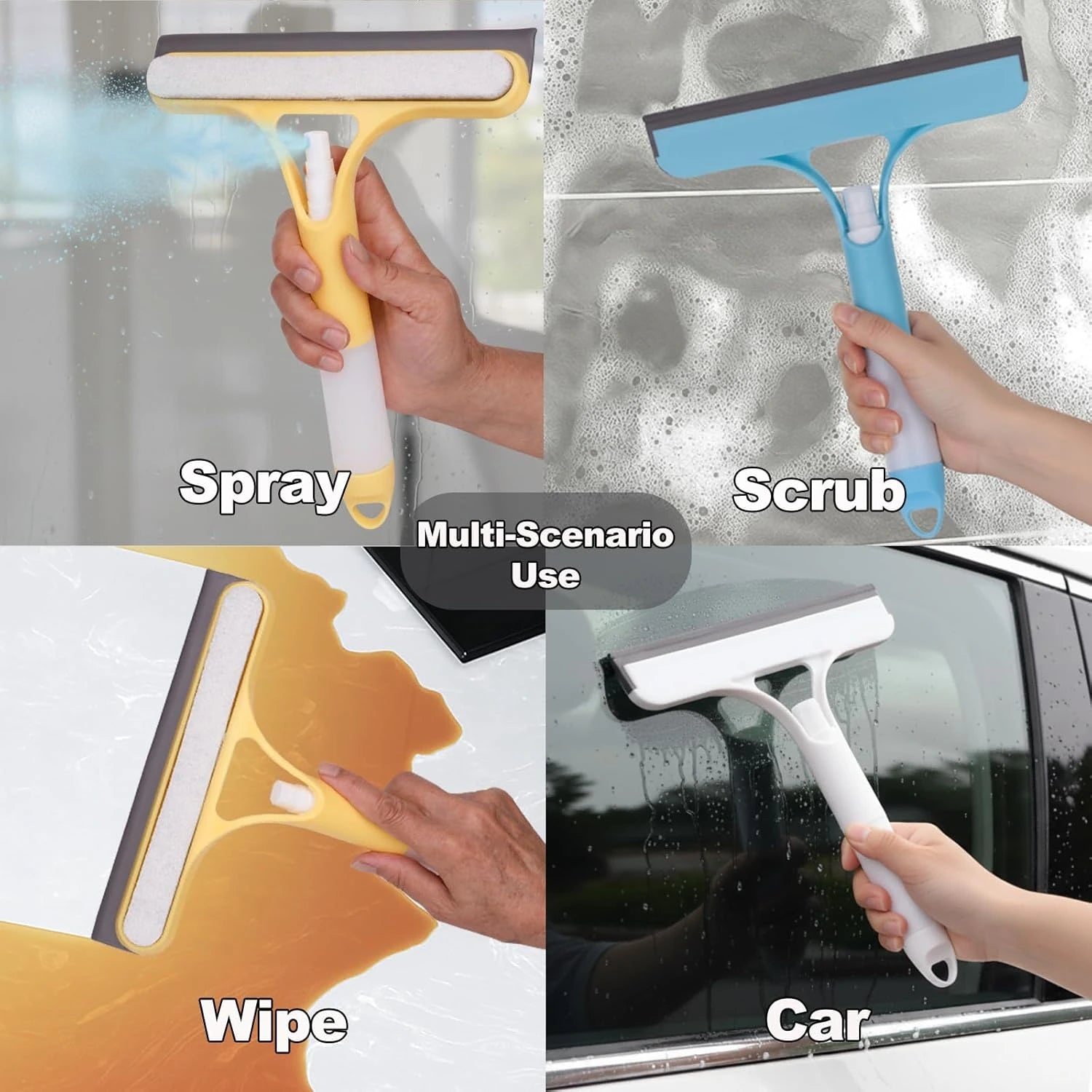 SmartClean 3-in-1 Glass Wiper & Window Cleaner