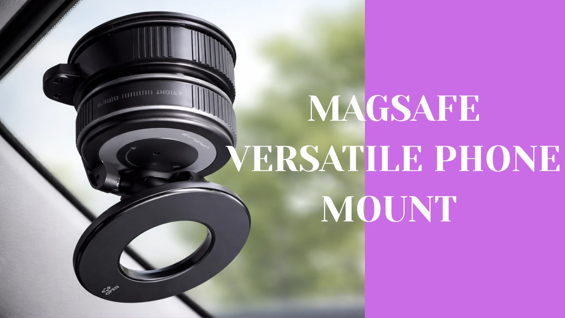 360° Rotating Suction Mount for iPhone & Android